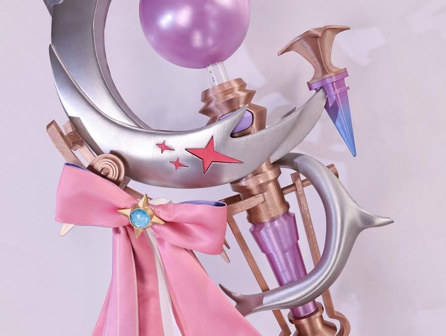 Amazon.co.jp: 鳴潮 ダーニャ コスプレ道具 発光可能 魔法杖 武器185cm