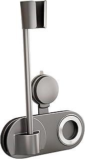 Hands Free Hair Dryer Stand Wall Mounted Bracket for Pet Grooming Home Women gray