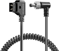 Vista 6 de Alvin's Cables D-Tap para bloquear el cable de alimentación en espiral de CC para dispositivos de vídeo PIX E7 PIX E5 7 pantalla táctil Hollyland