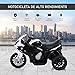 HOMCOM Compatible para Electric Motobicicleta para Niños 18-36 Meses con Faros Música...