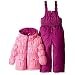 Pink Platinum Girls' Foil Star Printed Snowsuit