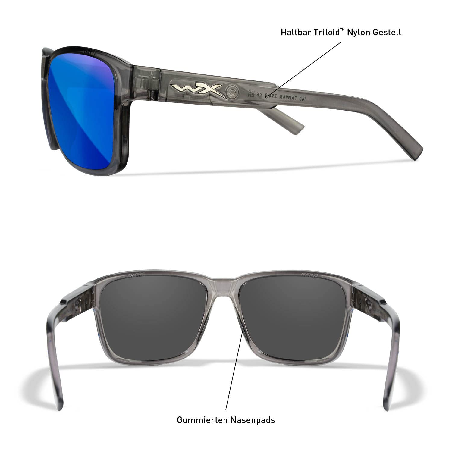 Wiley X Unisex Trek Sonnenbrille (1er Pack)