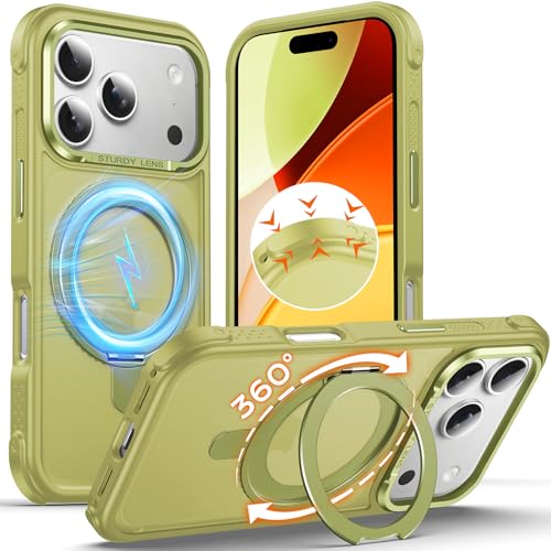 Eviter chutes coque iPhone 17 Pro protectrice avec anneau aimanté