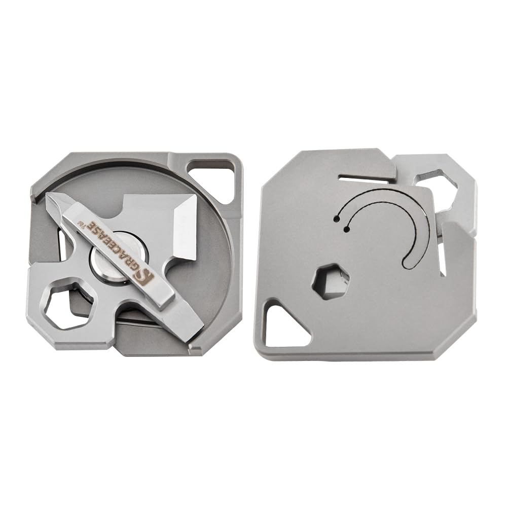 GRACEEASE Titanium alloy multifunctional tool pendant small tool portable screwdriver wrench pendant EDC emergency tool