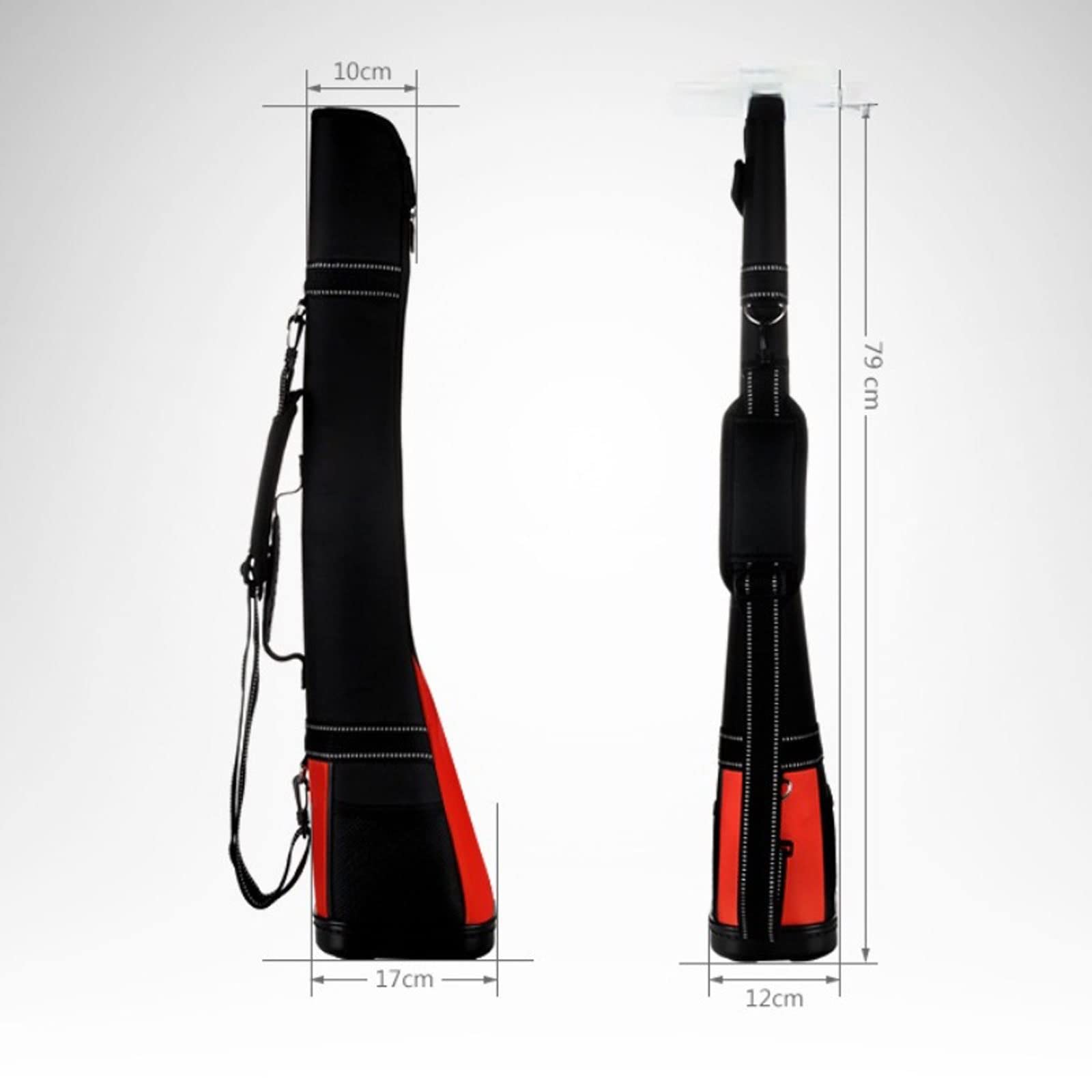 Bolsas para Palos de Golf, Bolsa para Armas de Golf, Nailon Ultraligero, Puede Contener 4-5 Pistolas de Golf, Gran Capacidad, cómodas Bolsas de Golf Originales (Color: 2) Vision