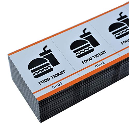 Custom Drink Tickets - Personalized Mini Tickets For Beverages Or Admit One With Your Logo (Metallic Silver, 500) #TOP6