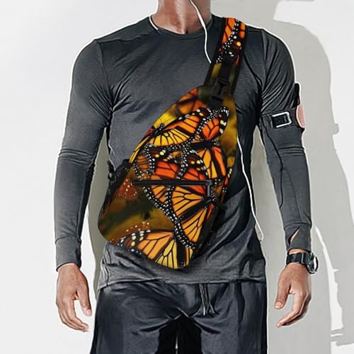 Mochila tipo bandolera blanca para senderismo y uso casual miniatura 7