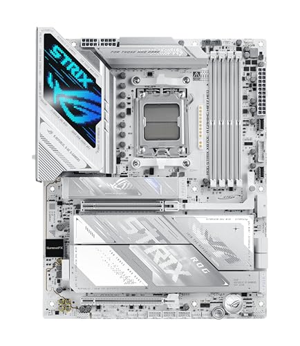 ASUS ROG Strix X870E-A Gaming WIFI7 NEO ATX Mainboard (AMD X870E 16+2+2 Leistungsstufen Dynamic OC Switcher Core Flex DDR5 mit AEMP & NitroPath DRAM 4X M.2 Steckplätze PCIe 5.0 x16 SafeSlot)