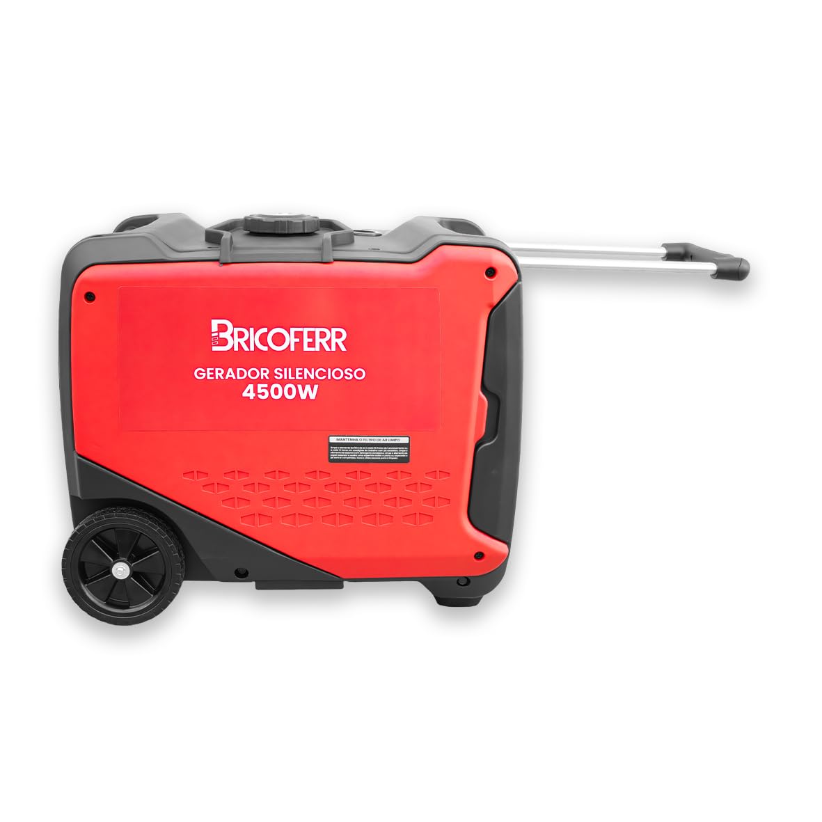 Bricoferr Generador Silencioso 4500 W 9 HP