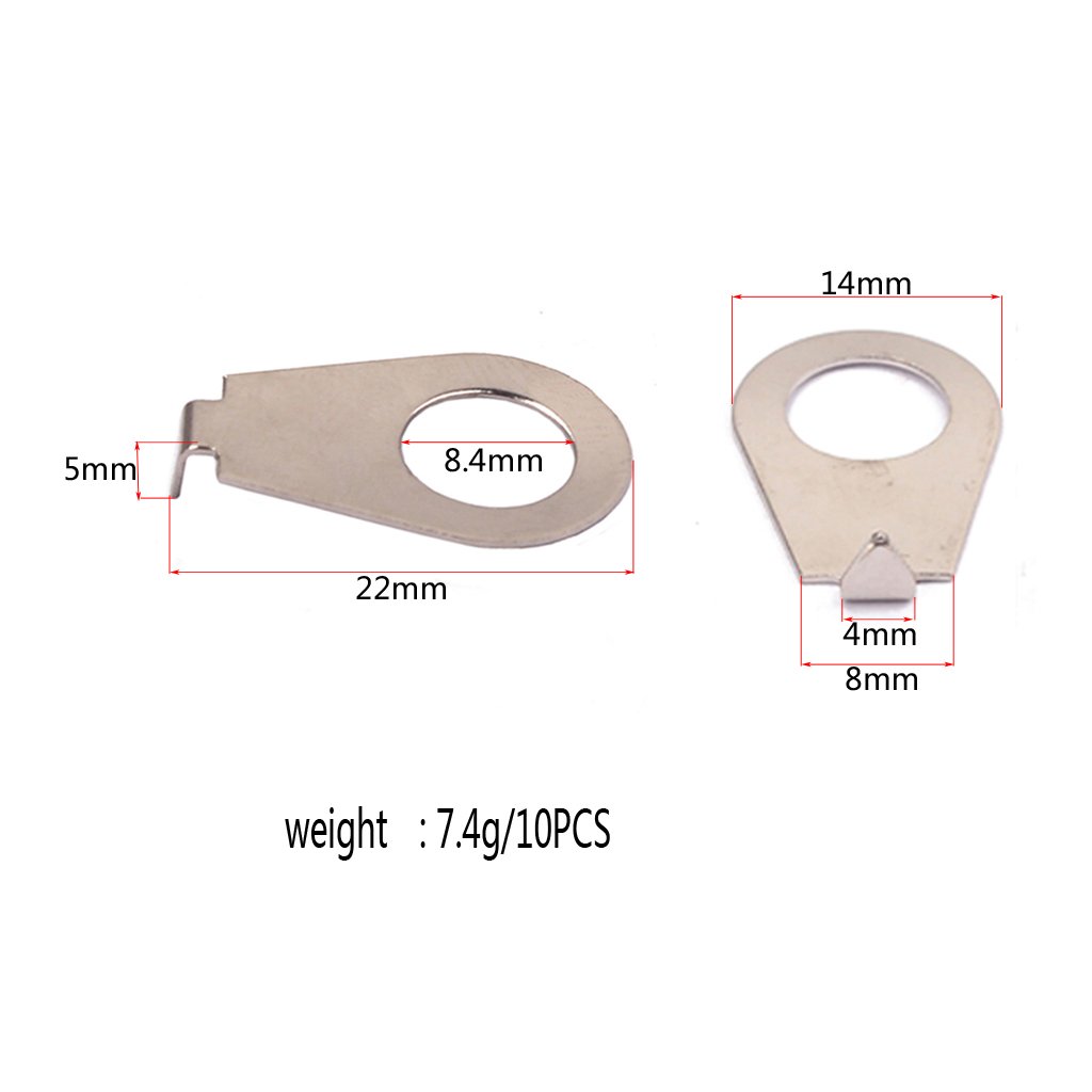 Knob Pointers Compatibile Gibson Manopola Di Controllo Posizione Puntatore Per Potenziometro 10 Pezzi Per Chitarra Elettrica - cromo