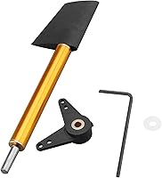 Vista 5 de Fielect Timón de barco RC con brazo servo único 2.047 in, grosor de almohadilla de timón 0.299 in FXB-QJFXD, 1 juego