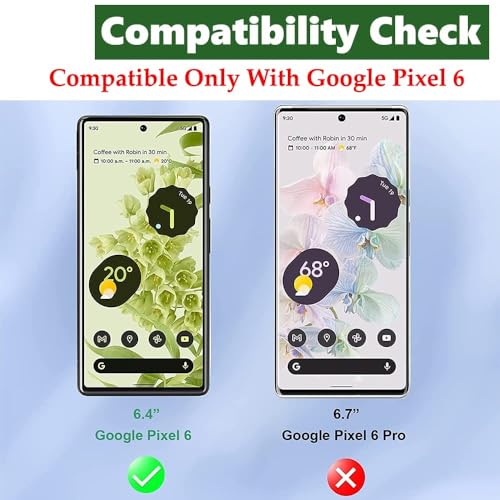 Image of Advanced Premium Tempered Glass Screen Protector Guard For Google Pixel 6 5G (Black, Pack of 1) Full Glue Edge to Edge Coverage with Easy