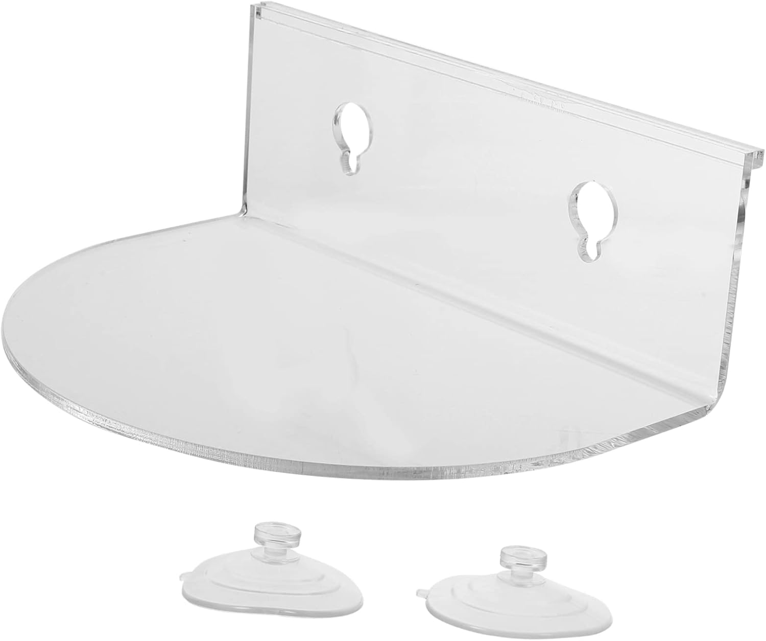 YARNOW 1pc Acrylic Stand Floating Kitchen Shelves Floating