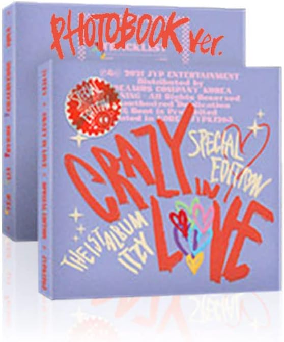 ITZY - [ SPECIAL EDITION] Crazy In Love The 1st Album + Extra Photocards Set (PHOTOBOOK ver.), Purple