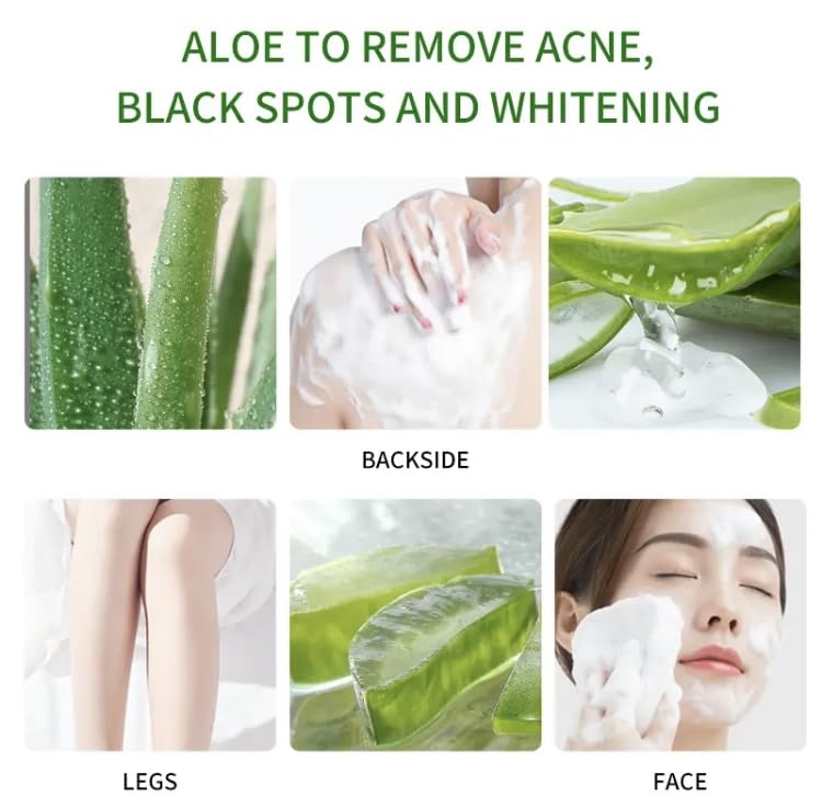 Image of Generic Soap de Aloe Vera Self- Care Jabon de Savila, hidratante y limpia tu piel, 1 Count (Pack of 1)