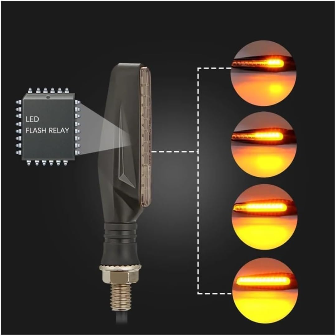 Générique Clignotant de moto Clignotants LED E11 pour moto, 335 SMD, clignotants (e11, 2 pièces)