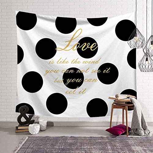 N / A Wall Hanging Palm Leaf Tapestry Diamond Feather Dot Letters Flower Carpet Blanket Yoga Mat Home Decoration A14 95cmx73cm