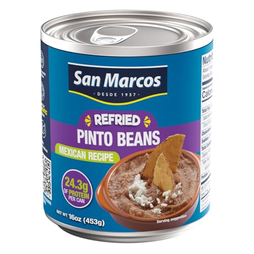 Image of San Marcos Refried Pinto Beans, 16 Ounce