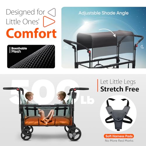 Sekey 4-in-1 Luxury Stroller Wagon