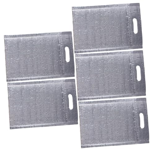 DIYEAH 5 piezas Bolsa Térmica con Cremallera Bolsa Aislamiento Aluminio con Agujero con Aislamiento Térmico para Hogar y Cafetería