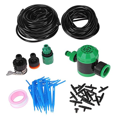 Preisvergleich Produktbild demiawaking Kit Tröpfchenbewässerung verstellbar DIY Micro Bewässerungssystem Tropfen Schalter Anlage D 'Bewässerung Garten Düse Zerstäuber Tropfen Rohr für Bewässerung