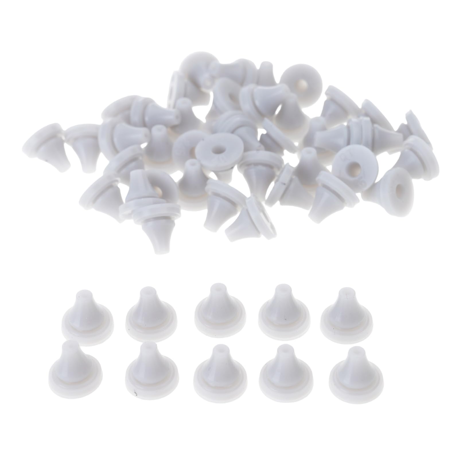 Kalttoy Multicolor 100Pcs Shower Head Silicone Nozzles Replacement Silicone Water Sprays Nozzles Bathroom Shower Head Accessories Enduring Replacement Nozzle Sprinkler