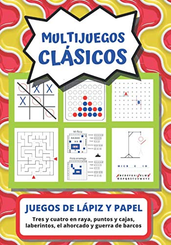 MULTIJUEGOS CLÁSICOS A PARTIR DE 6 AÑOS NIÑOS Y JÓVENES HORAS DE DIVERSIÓN GARANTIZADAS JUEGOS DE SIEMPRE LABERINTOS, AHORCADO ,TRES EN RAYA, ...