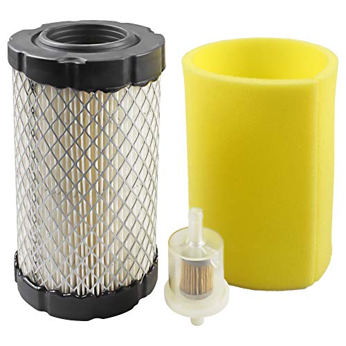 LOCOPOW 793569 Air Filter for Briggs and stratton 793685 791630 John Deere MIU11511 LA125 E110 D120 Craftsman 42