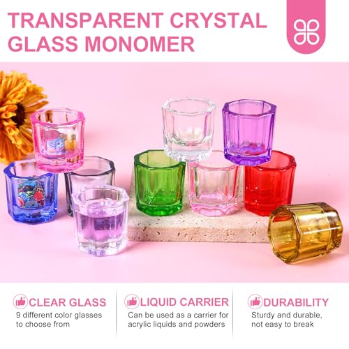 Set de 9 Copas Dappen para Uñas Acrílicas miniatura 5
