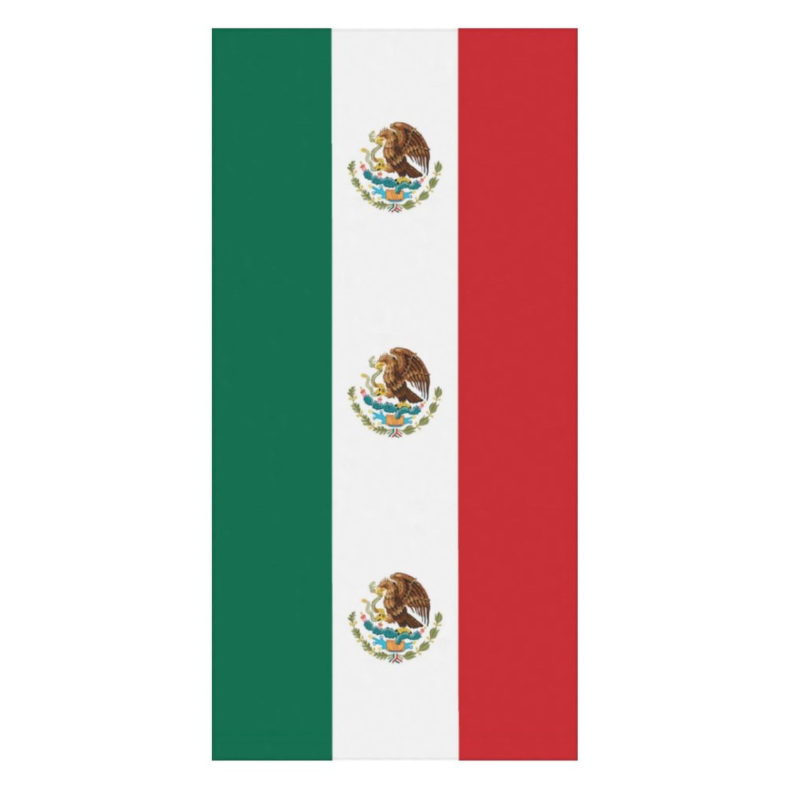 LWORZIIB Beach Towel, Flag of Mexico Bath Towel, Pool Towel Great for Gym Swimming 80 X 160cm