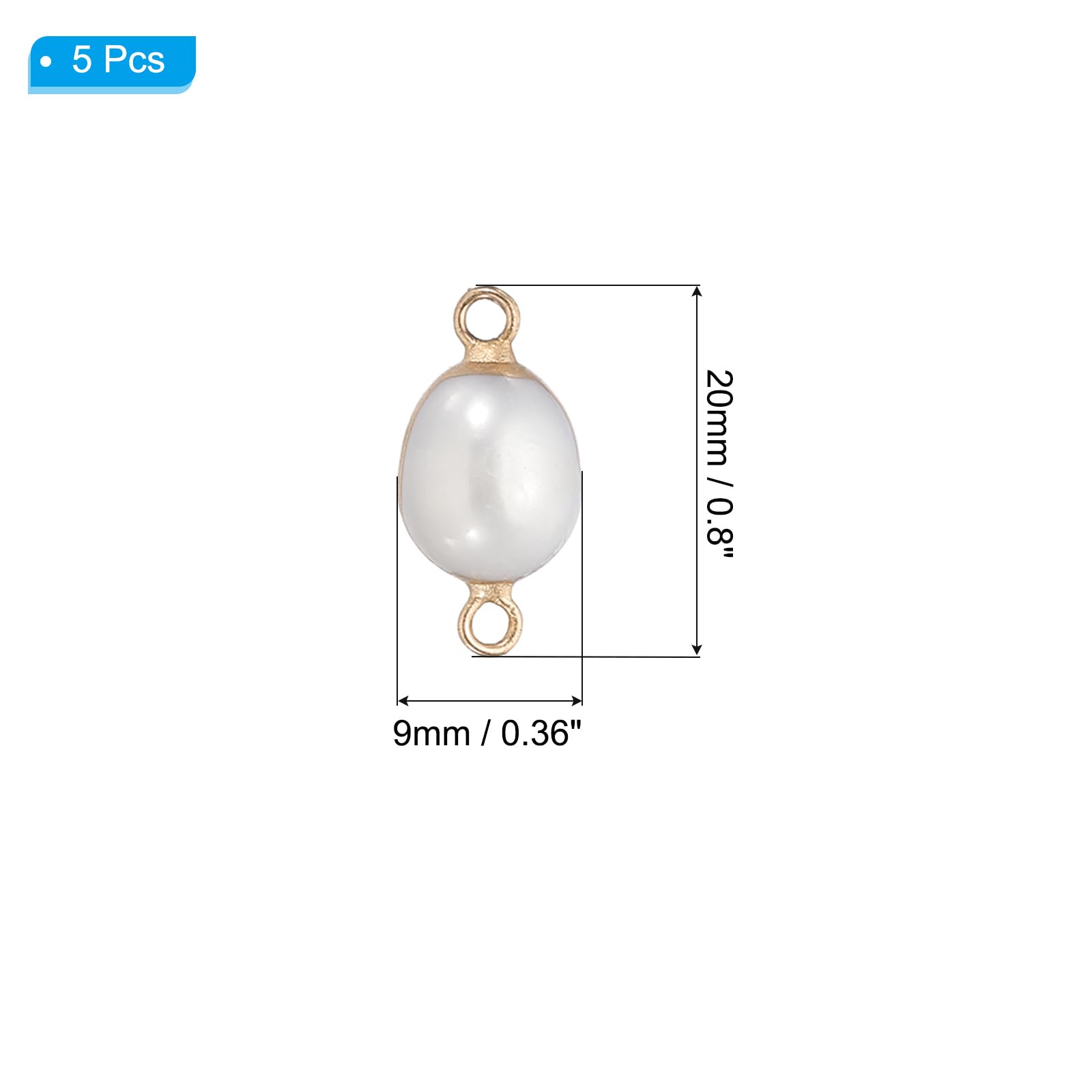 PATIKIL Natural Freshwater Pearl Charm - Image 2