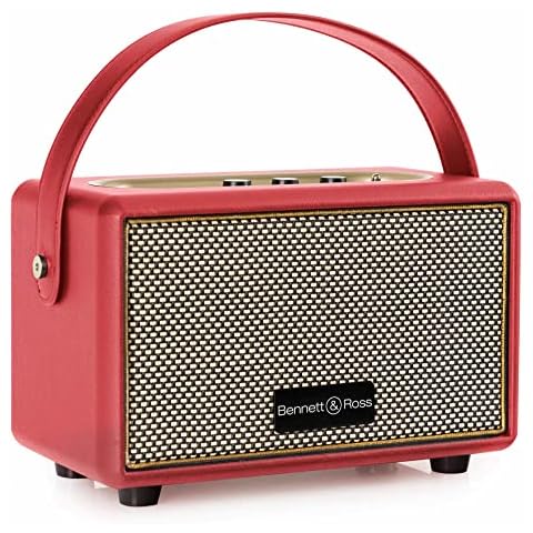 Bennett & Ross Altavoz Junior BB-820RD con Bluetooth y batería rojo Cover