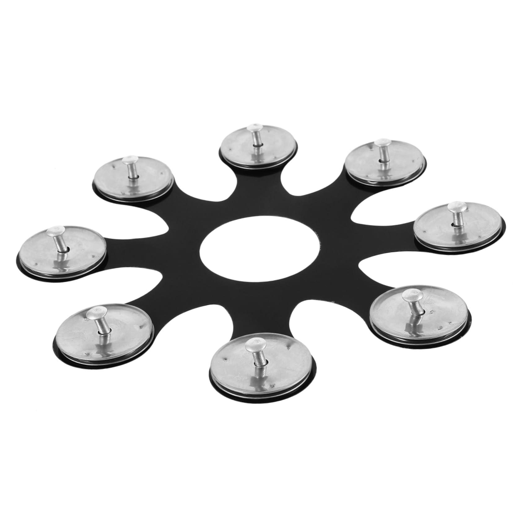 ibasenice 3pièces Cymbales Hihat Avec Accessoires De Tambourine Pour Percussion Remplacement Et Élégant Pour Musiciens