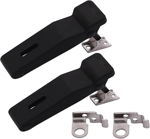FZJDSD 2Pcs Front Storage Rack Latch Compatible with Polaris Sportsman 500 550 800 850 1000 Boat Compartment Cargo Box Rubber 2877447 7081927