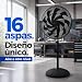 Ventilador de Pie Industrial 300W Imagen de Ventilador de Pie Industrial 300W