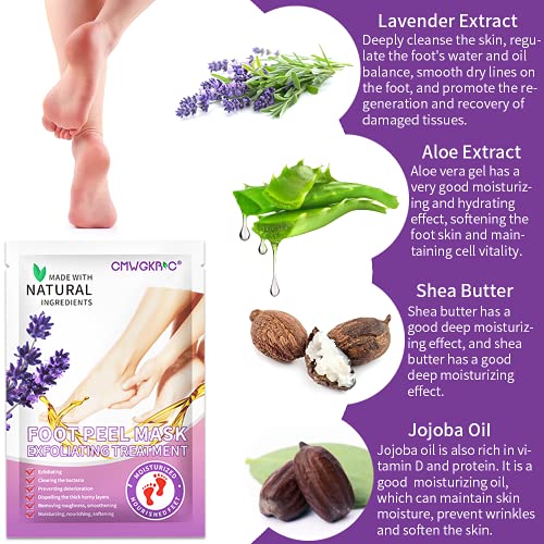 5 Pack Foot Peel Mask, 2021 Newest & Effective Exfoliating Foot Mask for Callus and Dry Dead Skin,Foot Mask for Dry… - Image 3