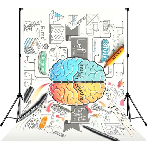 Toile de fond cerveau humain pour photo portrait sans support mural