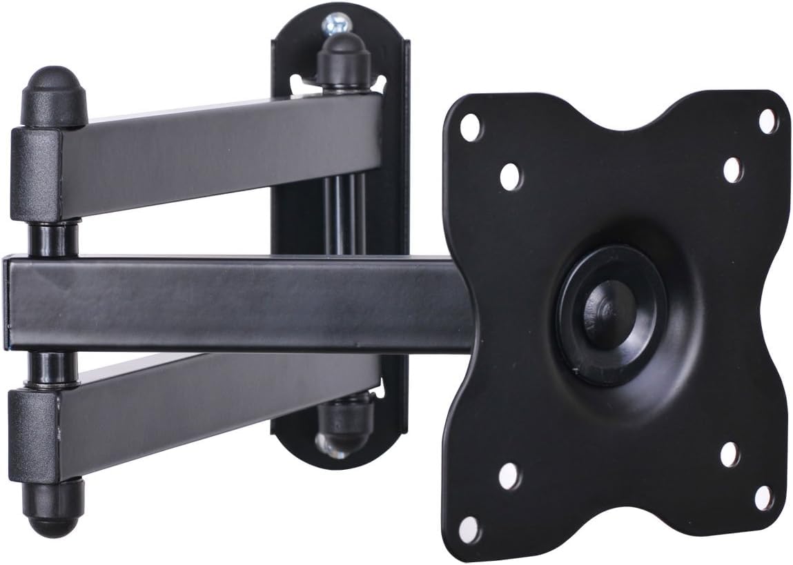 VideoSecu ML12B TV Wall Mount Articulating Arm Monitor Bracket for Most 19"-32", Some up to 47" LCD LED Plasma Flat Panel Screen TV with VESA 100/75mm M79