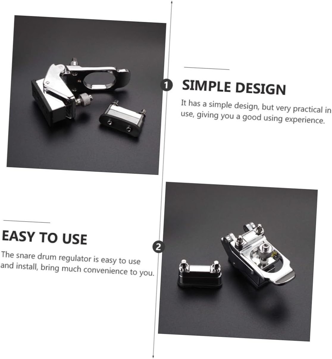 Totority Snare Drum Regulator Tool with Wire Strainer and Throw Off Mechanism for Drum Accessories Snare Drum Regulator for Enhanced Performance