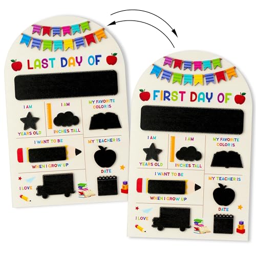 CNhoqc Schultafel für ersten und letzten Schultag