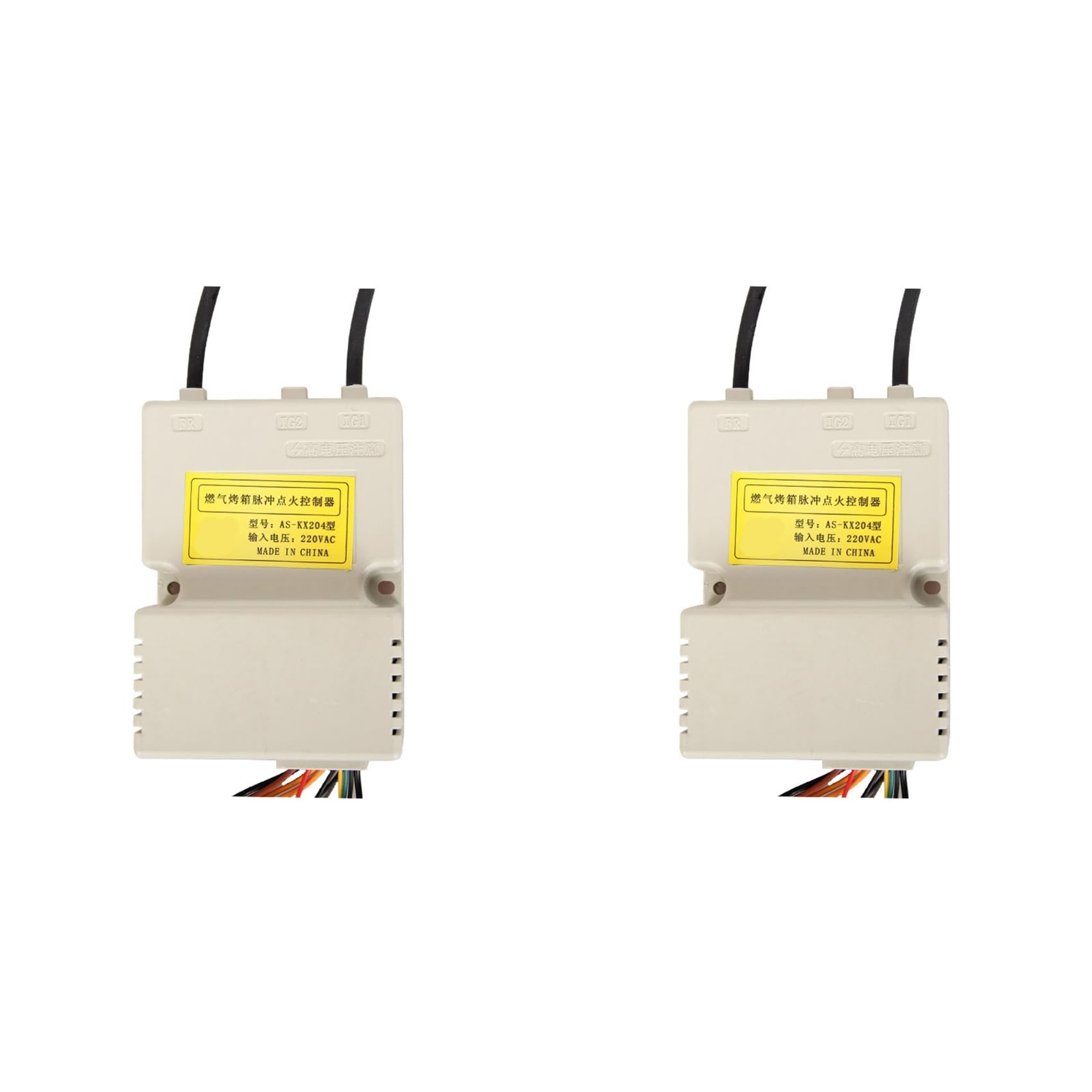 Hndhbfgrt 2X 220V Gas Oven Pulse Ignition Controller Universal Catering Gas Oven Spare Parts