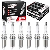Iridium Spark Plugs 6 Pack Compatible with Nissan 350Z Altima Maxima Murano Xterra Pathfinder Frontier Quest, Infiniti G35 FX35 M35 I35, Toyota 4Runner Tundra, V6 2.7L-4.0L, Replaces 4469, LFR5AIX11
