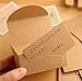 Schoolsupply 100 pcs Postcard small card paper kraft paper Postcard word card card blank pad of paper jam message