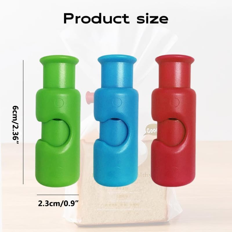 Miniatura 2 de Clips para bolsas, clips de chips para bolsas de alimentos, clips reutilizables para bolsas de comestibles, clip de cierre de pan de aperitivos,