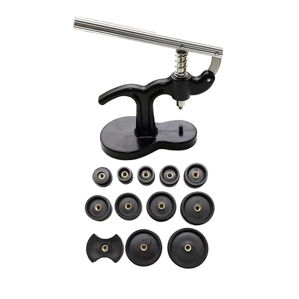Uhrmacher-Gehäuseboden-Presswerkzeug-Set – rutschfeste Nylon-Einpressbacken, Gehäuseverschluss-Reparaturset (025513pack)