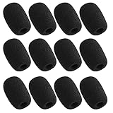 Mini Funda De MicróFono Mini Espuma 12 Piezas De Juegos De MicróFonos De Mini Conferencia Juegos De MicróFonos Para Juegos De 0.3 Pulgadas De DiáMetro Juegos De Esponjas Para Auriculares Parabrisas