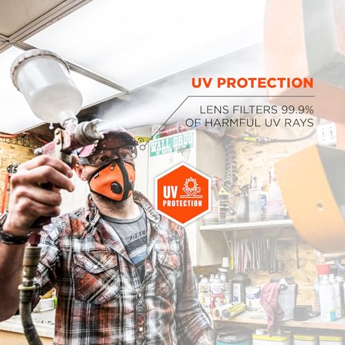 image for Ergodyne Skullerz Odin Safety Glasses - Matte Gray Frame, Yellow Lens