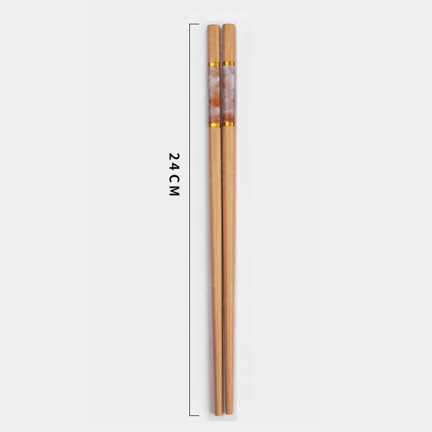 Baguettes Baguettes Baguettes en Bois Baguettes en Bambou Ménage 5-10 Double-Fled Adultes, Une Personne, Une Baguette, Antidérapant(C-5)