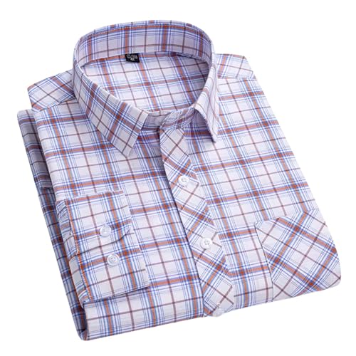 Chemise à carreaux en pur coton homme idéale pour le week-end et le bureau