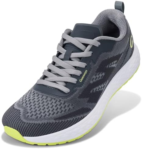 Geococcyx Sportschuhe Herren Breite Zehenbox Outdoor Gr.39-46 | Atmungsaktiv, Rutschfeste, Weich, Leichtgewicht, Alltagstauglich, Bequem, Schön, Fitnesss, Komfort, Freizeit, Breite
